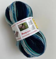 Пряжа носочная сток 4fadig Color 22224 (Турция); Состав: 75% шерсть, 25% полиамид; 420 м/ 100 гр