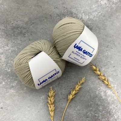 Lana Gatto Super Soft  A4298 SAVANA 100% меринос экстрафайн 50 г/125 м