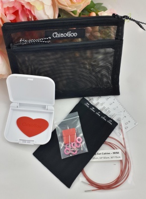 Набор ультратонких металлических спиц 13 см Mini twist set ChiaoGoo