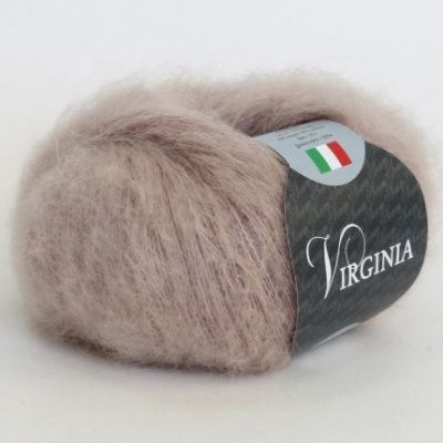 Пряжа SEAM VIRGINIA ( 10  розово-бежевый) Состав: 30% мохер 40% акрил 30% нейлон; 25г/225м